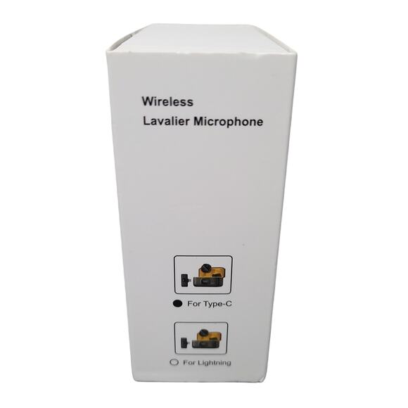 Professional Wireless Lavalier Microphones w/ Charging Case Missing Receiver - Picture 2 of 11